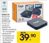 Oferta de SMART TV ANDROID HD890 4K GIGA TV  por 39,9€ en Eroski