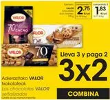 Oferta de Chocolate negro 70% con almendras VALOR  por 2,75€ en Eroski