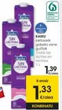 Oferta de Leche sin lactosa desnatada Kaiku por 1,39€ en Eroski