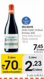 Oferta de Vino tinto DOC Rioja crianza Reciente por 7,45€ en Eroski