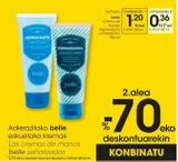 Oferta de Crema de manos Hidratante con Urea y Hamamelis BELLE  por 1,2€ en Eroski
