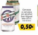Oferta de Cerveza sin alcohol san en Supermercados Piedra