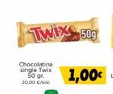 Oferta de Chocolatinas Twix en Supermercados Piedra