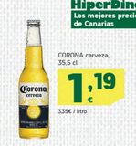 Oferta de Cerveza Corona por 1,19€ en HiperDino
