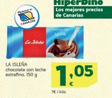 Oferta de Chocolate con leche La Isleña por 1,05€ en HiperDino
