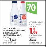 Oferta de Gel de baño Lactovit en Hipercor