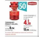 Oferta de Tomate frito Helios en Hipercor