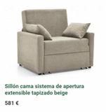Oferta de Sillón cama Tatay por 581€ en Merkamueble