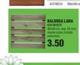 Oferta de BALDOSA LARA 631701372  40x40 cm, esp. 24 mm. madera pino tratada autoclave  3.50  en Coinfer