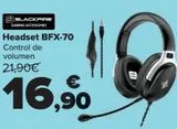 Oferta de Headset BFX-70  por 16,9€ en Carrefour