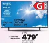 Oferta de SAMSUNG TV 43BU8505  por 479€ en Carrefour