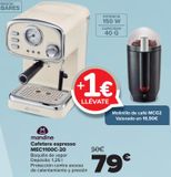 Oferta de Mandine Cafetera espresso MEC1100C-20  por 79€ en Carrefour