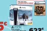Oferta de PS5 Pack consola + God of War Ragnarök (juego digital descargable)  por 623€ en Carrefour