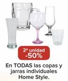 Oferta de En TODAS las copas y jarras individuales Home Style  en Carrefour