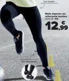 Oferta de Malla deporte con reflectante hombre  por 12,99€ en Carrefour