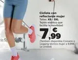Oferta de Ciclista con reflectante mujer  por 7,99€ en Carrefour