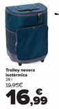 Oferta de Trolley nevera isotérmica  por 16,99€ en Carrefour