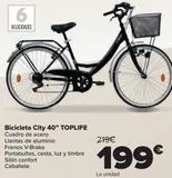 Oferta de Bicicleta City 40'' TOPLIFE  por 199€ en Carrefour