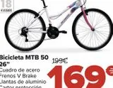 Oferta de Bicicleta MTB 50 26'' por 169€ en Carrefour