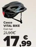 Oferta de Casco VITAL BIKE  por 17,99€ en Carrefour