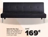 Oferta de Sofá cama Clic Clac  por 169€ en Carrefour