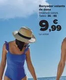 Oferta de Bañador volantes mujer  por 9,99€ en Carrefour