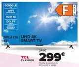 Oferta de TCL TV 43P638  por 299€ en Carrefour