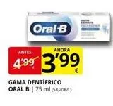 Oferta de Dentífrico Oral B en Supermercados MAS