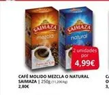 Oferta de Café molido mezcla Saimaza en Supermercados MAS
