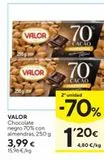 Oferta de Chocolate negro Valor por 3,99€ en Caprabo