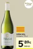 Oferta de Vino blanco Viña Sol por 5,89€ en Caprabo