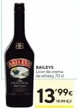 Oferta de Licor Baileys por 13,99€ en Caprabo