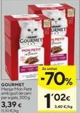 Oferta de Comida para gatos Gourmet por 3,39€ en Caprabo