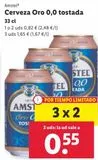 Oferta de Cerveza sin alcohol Amstel por 0,82€ en Lidl