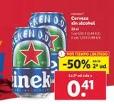 Oferta de Cerveza con limón Heineken por 0,82€ en Lidl