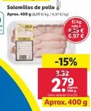 Oferta de Solomillo de pollo por 2,79€ en Lidl