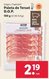 Oferta de Paleta de Teruel por 2,19€ en Lidl