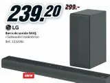 Oferta de Barra de sonido LG por 239,2€ en Media Markt