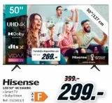 Oferta de Smart tv Hisense por 299€ en Media Markt