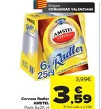 Oferta de Cerveza Radler AMSTEL  por 3,59€ en Carrefour