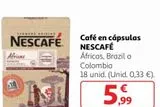 Oferta de Cápsulas de café Nescafé por 5,99€ en Alcampo