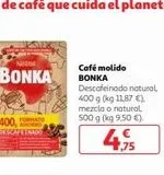 Oferta de Café molido Bonka en Alcampo