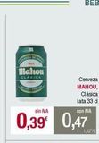 Oferta de Cerveza Mahou en Masymas