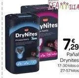 Oferta de Pañales DryNites en Supermercados El Jamón