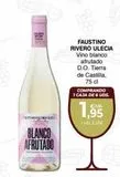 Oferta de Instag  BLANCO AFRUTADO  FAUSTINO RIVERO ULECIA Vino blanco afrutado D.O. Tierra de Castilla, 75 cl  COMPRANDO  1 CAJA DE 6 UDS.  1,995955  102,23€  en CashDiplo