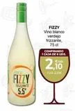 Oferta de FIZZY  FRIZZANTE  5.5°  FIZZY Vino blanco  verdejo frizzante, 75 cl  COMPRANDO 1 CAJA DE 6 UDS.  2,100  100 220€  en CashDiplo
