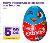 Oferta de HUEVO PASCUA CHOCOLATE NESTLE CON SMARTIES por 5,99€ en Ahorramas