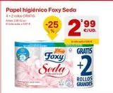 Oferta de PAPEL HIGIENICO FOXY SEDA por 2,99€ en Ahorramas