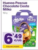 Oferta de HUEVOS PASCUA CHOCOLATE CESTA MILKA por 6,49€ en Ahorramas