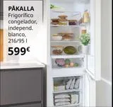 Oferta de Nevera por 599€ en IKEA